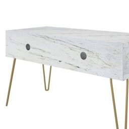 Rackhams Novogratz Athena TV-Stand White Marble - White - thumbnail 3