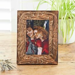 "Rackhams 6"" x 4"" Jaraja Natural Mango Wood Photo Frame - Mango Wood"