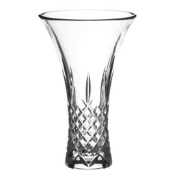 Rackhams Crystal Flared Vase with Blank Engraving Panel - 18.5cm - Made From 24% Lead Crystal