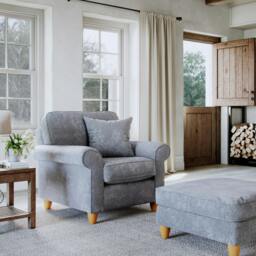 Rackhams Abingdon Armchair - Anthracite - thumbnail 1