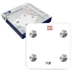 Rackhams Smart Bathroom Scales Digital Body Weighing Scale Connect IOS/Android - Smart Scale  - Arctic White