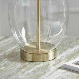 Rackhams East Antique Brass Table Lamp - thumbnail 6