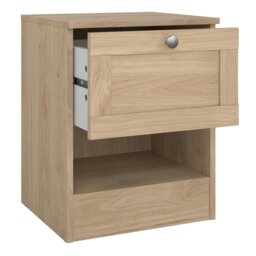 Rackhams Brande Nightstand with1 Frame Drawer in Jackson Hickory - Brown - Manufactured wood - 1 - thumbnail 5