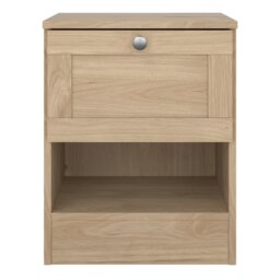 Rackhams Brande Nightstand with1 Frame Drawer in Jackson Hickory - Brown - Manufactured wood - 1 - thumbnail 2