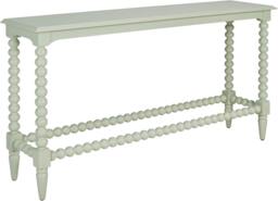 Rackhams Cromwell Large Console table with Bobbin Design - Pale Olive, Green - thumbnail 2