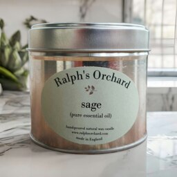 Rackhams Sage Purification Candle - Silver Tin - thumbnail 2