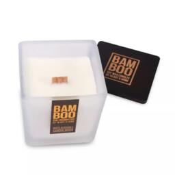Rackhams White Blossom & Sandalwood - Bamboo Large Jar Candle - thumbnail 3