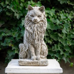 Rackhams Stone Cast Large Felis Cat Garden Ornament Animal Statue - thumbnail 4
