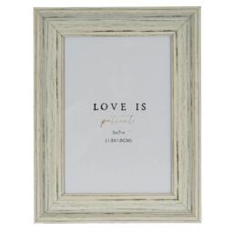 Rackhams Alba Single Photo Frame - White - White - 100% Mixed - thumbnail 1
