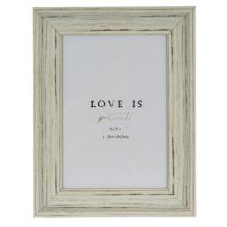 Rackhams Alba Single Photo Frame - White - White - 100% Mixed - thumbnail 2