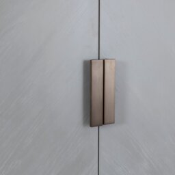 Rackhams Lilly Wardrobe - Grey Oak Veneer - Grey Oak Veneer - thumbnail 2