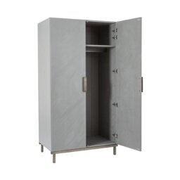 Rackhams Lilly Wardrobe - Grey Oak Veneer - Grey Oak Veneer - thumbnail 4
