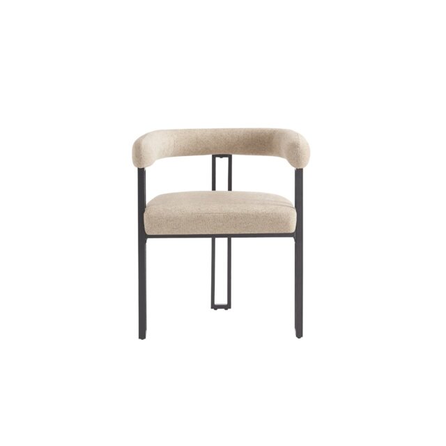 Rackhams Bloom Dining Chair - Oatmeal - Pack of 2 - Oatmeal Soft Weave - image 1