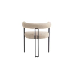 Rackhams Bloom Dining Chair - Oatmeal - Pack of 2 - Oatmeal Soft Weave - thumbnail 2