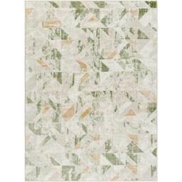 Rackhams San Francisco-Abstract Green Tan Taupe Modern Marble Rug - 160 x 213 cm - thumbnail 2