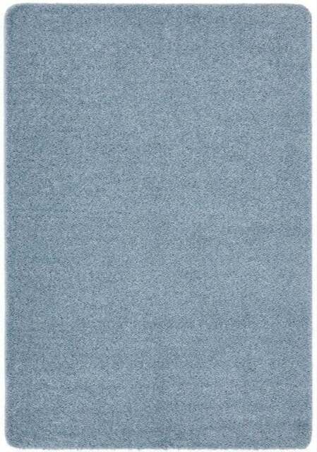 Rackhams Washable Blue Shaggy Rug - 100X150 cm
