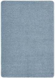 Rackhams Washable Blue Shaggy Rug - 100X150 cm - thumbnail 1