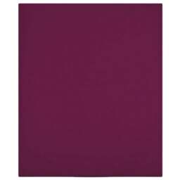 Rackhams Jersey Fitted Sheet Bordeaux 90x200 cm Cotton - thumbnail 1