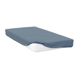Rackhams 200 Thread Count Egyptian Cotton Fitted Sheet - Storm - Storm - Kingsize - 100% Egyptian Cotton - thumbnail 2