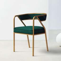 Rackhams Dwight Dining Chair, Gold Frame - Others (Contact Us) - thumbnail 5