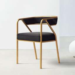 Rackhams Dwight Dining Chair, Gold Frame - Others (Contact Us) - thumbnail 4