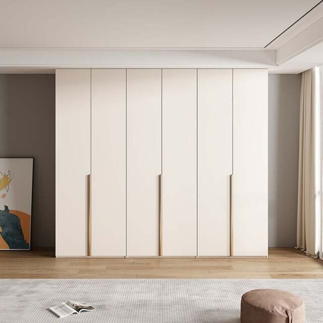 Rackhams Sid Wardrobe, Creamy White - B(1400mm*2400mm) - image 1