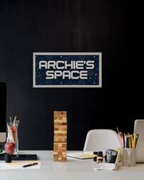 Rackhams Personalised Space Wall Art for Kids - Framed Print with Name - thumbnail 6