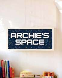 Rackhams Personalised Space Wall Art for Kids - Framed Print with Name - thumbnail 5