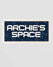 Rackhams Personalised Space Wall Art for Kids - Framed Print with Name - thumbnail 2