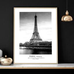 Rackhams Wall art of Paris - set of 3 framed wall art prints - A2 16.54 x 23.39 in / 42 x 59.4 cm - Satin Photo paper 280 gsm - Black Frame - thumbnail 5