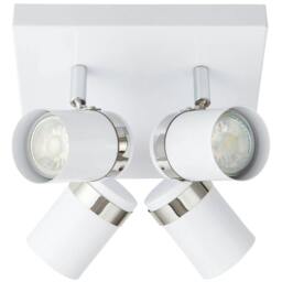 Rackhams Camden 4 Light White Ceiling Spotlight Plate - thumbnail 4