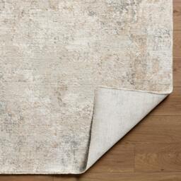 Rackhams Nathan-Abstract Beige Grey Brown Modern Marble Fringe Rug - 200 x 290 cm - thumbnail 4
