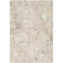 Rackhams Nathan-Abstract Beige Grey Brown Modern Marble Fringe Rug - 200 x 290 cm - thumbnail 3