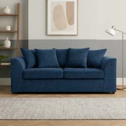 Rackhams Monaco Chenille Fabric 3 Seater Sofa - Green - thumbnail 5