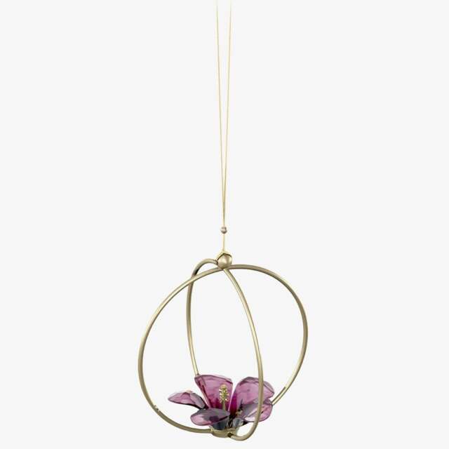 Rackhams Large Garden Tales Hibiscus Ball Ornament 5619233 - image 1