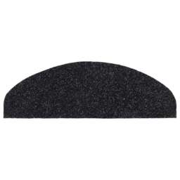 Rackhams Self-adhesive Stair Mats 5 pcs Black 65x21x4 cm Needle Punch - thumbnail 5