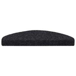 Rackhams Self-adhesive Stair Mats 5 pcs Black 65x21x4 cm Needle Punch - thumbnail 4