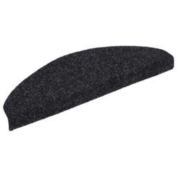 Rackhams Self-adhesive Stair Mats 5 pcs Black 65x21x4 cm Needle Punch - thumbnail 3