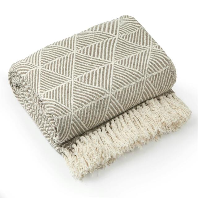 Rackhams Zahra Natural Throw - Out of Stock