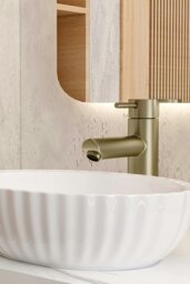 Rackhams Stainless Steel Sink Tap with Single Lever for Washroom and Bathroom - Gold - thumbnail 3