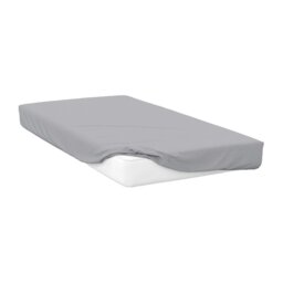 Rackhams 200 Thread Count Egyptian Cotton Fitted Sheet - Platinum - Platinum - Superking - 100% Egyptian Cotton - thumbnail 2