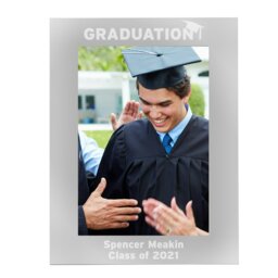 Rackhams Personalised Graduation 5x7 Silver Photo Frame - thumbnail 2