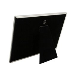 Rackhams Modern Engagement 4x6 Photo Frame in Nickel Plating with Double Rings - thumbnail 4