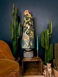 Rackhams Paradise Lost Velvet Oversized Cone Lampshades - Queen - thumbnail 4