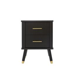 Rackhams Cozzano 2 Drawer  Bedside Table - White - thumbnail 5