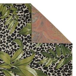 Rackhams Tropicana Leaf – Indoor & Outdoor Rug - 120X170 cm - thumbnail 3