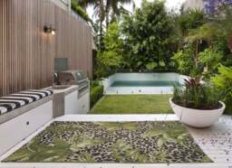 Rackhams Tropicana Leaf – Indoor & Outdoor Rug - 120X170 cm - thumbnail 5