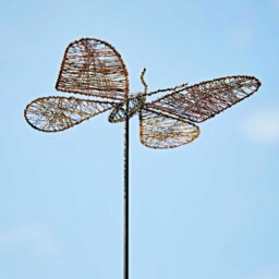 Rackhams Anima Metal Butterfly Garden Stake Decoration - Metal - thumbnail 3