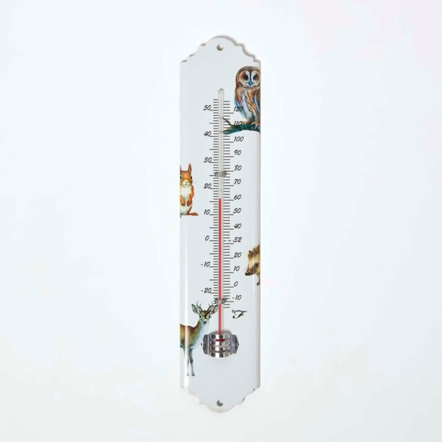 Rackhams Outdoor Thermometer with Woodland Animal Design - image 1