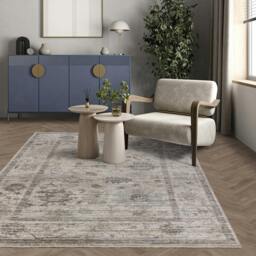 Rackhams Jasper JA01 Traditional Teal Rug - 67x240cm - thumbnail 2